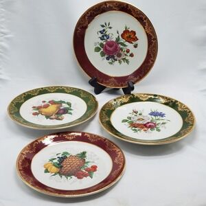Set of 4 Royal Falcon Gift Ware Weatherby Stunning Plates Stoke-on-Trent England